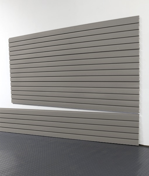 What color is the slatwall panel available in?