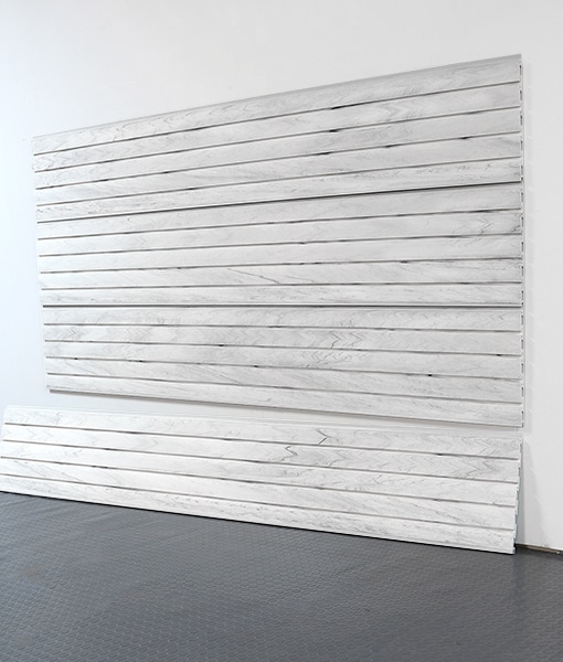 8' Heavy Duty Slatwall Case-Whitewood Questions & Answers