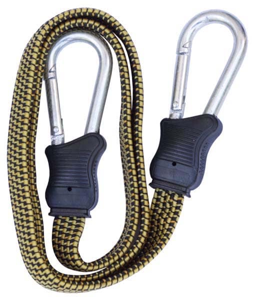 How long is the bungee cord without clips?