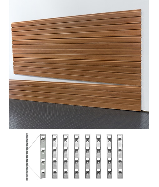 8' Standard Duty Slatwall Rustic Cedar + Installstrips Questions & Answers