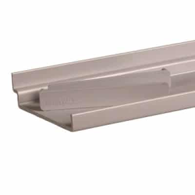 What are pre-installed end caps, and does the shelf include them?