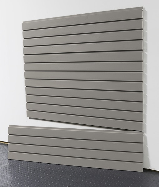What are the overall dimensions of the slatwall case?