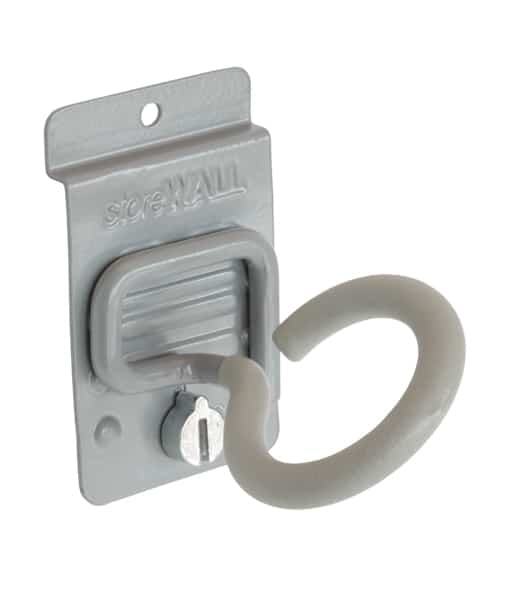 What special feature does the hook have to secure items?