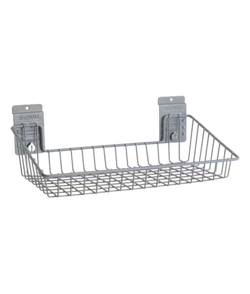What is the maximum recommended weight capacity for the small angle basket?