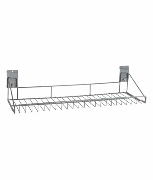 Why can't brackets be used with this shelf?