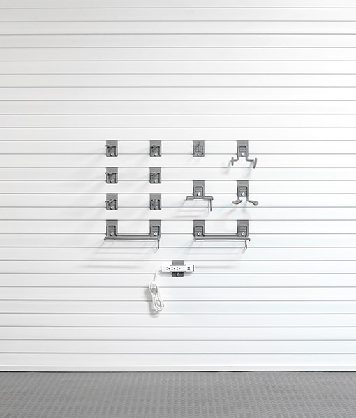 What is a vertical tool hook, and is it included?