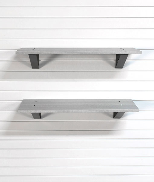 What is the width of the Barnwood shelf?