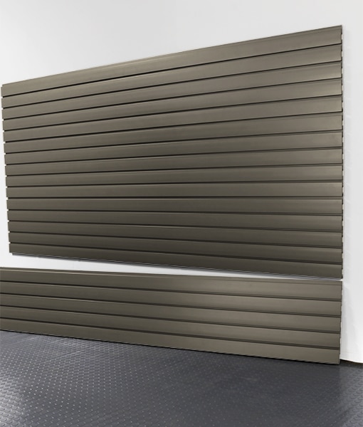 What is the warranty period for the slatwall panels?