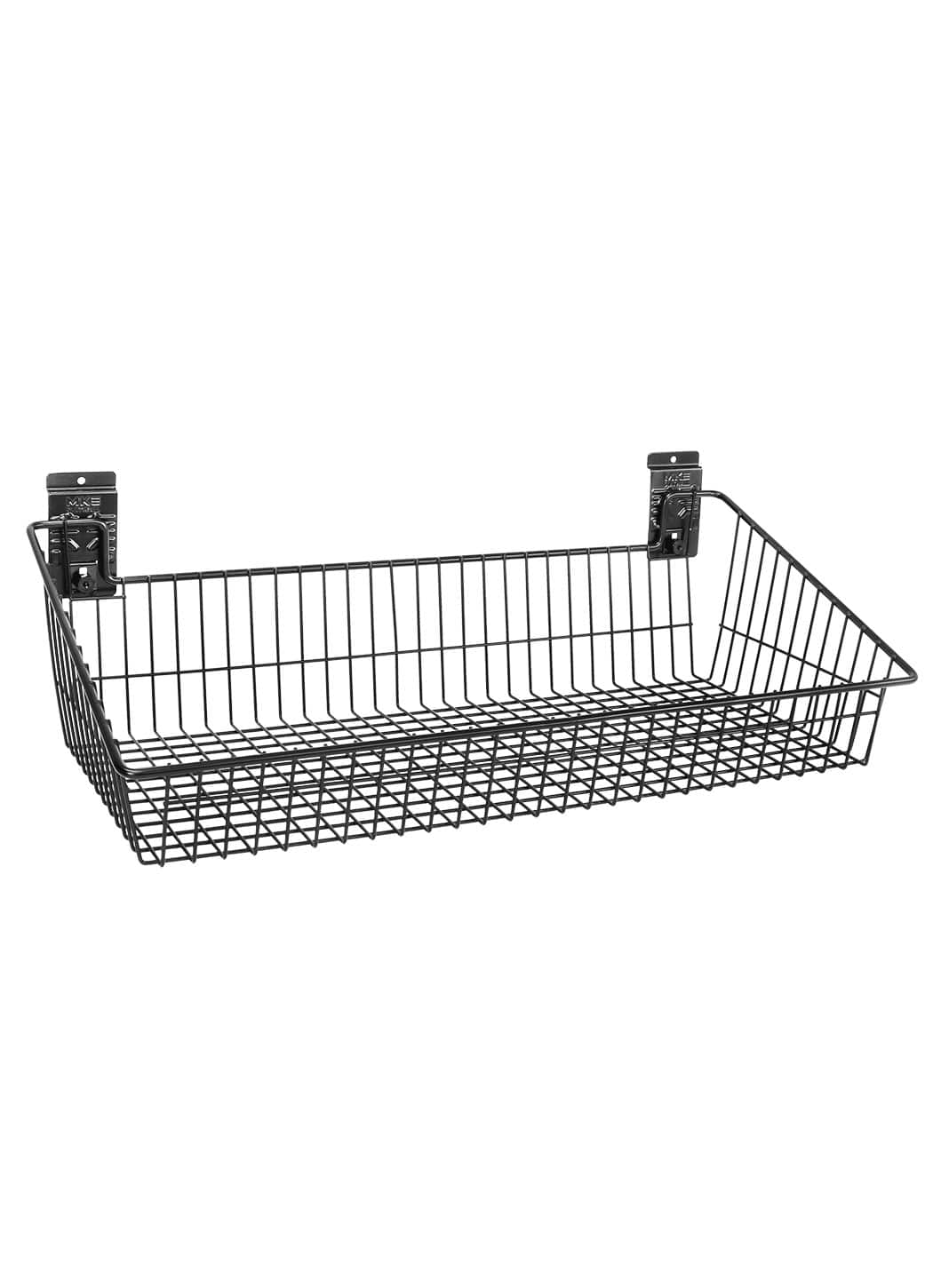 What is the lock mechanism of the basket?