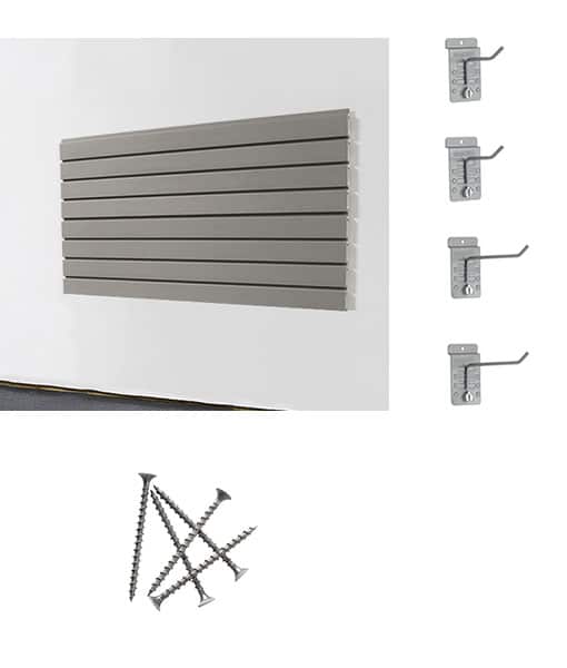 is there a trim that goes around the store wall so it has a clean finish